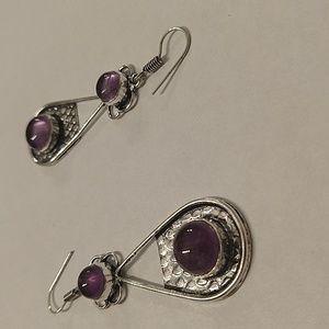 Amethyst earrings